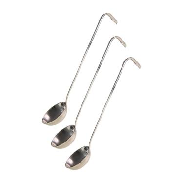 Imagem de Concha Aço Inox Cabo Longo Com Gancho P/Pendurar Restaurante Hotelaria Sopa Feijão Caldeirão Molho (3)