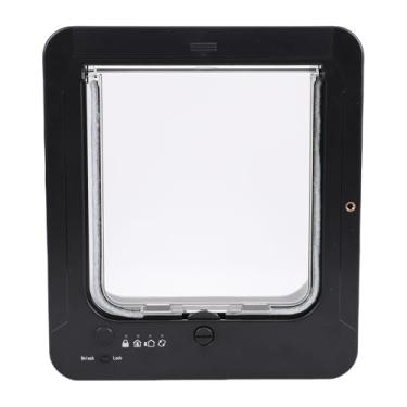 Imagem de Dpofirs Entrada Ativada por Coleira de Porta de Gato Inteligente para Segurança de Animais de Estimação Com Controle Remoto, Aba de Gato Com Sensor Automático para Uso Interno e Externo, Portão