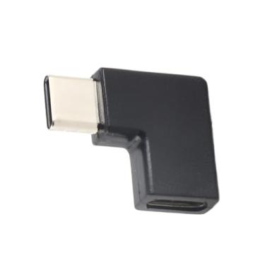 Imagem de Cryfokt USB 3.2 Type C Adaptador Macho para Fêmea 10 Gbps Carga Rápida Conector para Carregamento Rápido de Dispositivos Liga de Alumínio para Celulares, Tablets, Notebooks