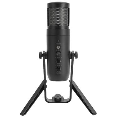 Imagem de aqxreight Microfone para Jogos USB Com Redução de Ruído Microfone Cardioide para PC Condensador Com Luz RGB para Gravação de Podcast Excelente Feedback USBMicrofone para Jogos USBPC