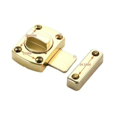 Imagem de Fechadura Antiga De Porta De Armário Com Trava Rotativa Para Animais D