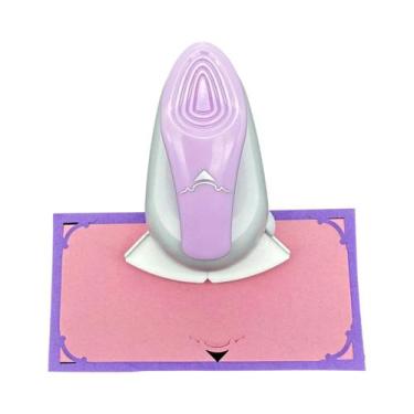 Imagem de Punção De Canto Ajustável Com Ação De Alavanca Para Artesanato Em Pape