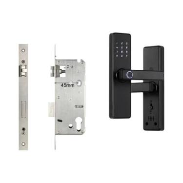 Imagem de Fechadura Biométrica De Porta Com Impressão Digital Em Vários Idiomas,