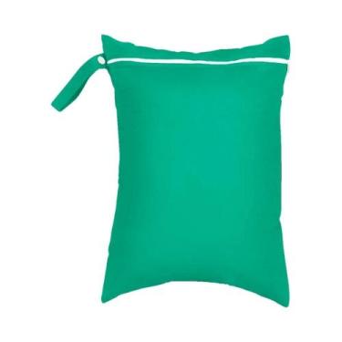 Imagem de Bolsa Impermeável Reutilizável De Cor Sólida Para Fraldas, Roupas De B