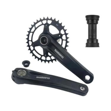 Imagem de Pedivela Shimano Deore SLX MT510 32T 34T 36T 38T 170mm Para Bicicleta 