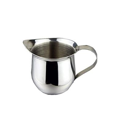 Imagem de Molhos de aço inoxidável Creamer grande capacidade jarro de leite e mel jarro de molho jarro de quatro tamanhos jarra de creme (cor: 141.7 g) (141.7 g) (141.7 g)