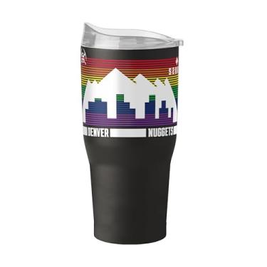 Imagem de FANMATS Copo de aço inoxidável NBA Denver Nuggets City Edition 850.5 g – Revestimento em pó de parede dupla isolado e durável – Design City Edition, mantém as bebidas quentes e frias por horas