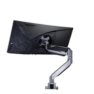 Imagem de BEGWVDJTP Braço de suporte para monitor de tela grande T9 Suporte de elevação de tela dupla para computador Gimbal de elevação