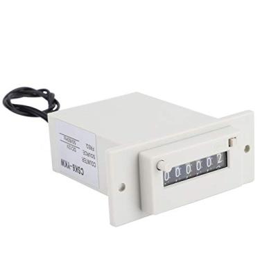 Imagem de Generic Contador Eletromagnético de Alta Velocidade de 6 Dígitos para Sinais de Pulso Elétrico, Instrumento de Exibição Digital para Defesa e Agricultura, DC 12V CSK6-YKW (DC12V)