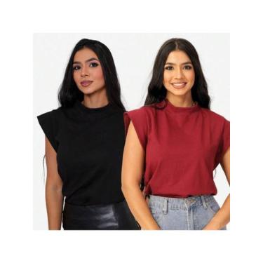 Imagem de KIT 2 Unidades Camiseta Muscle Tee Regata Ampla de Ombreira - Audax, P