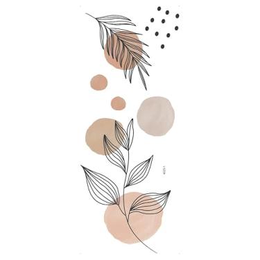 Imagem de Papel de Parede Adesivo Floral Neutro para Sala e Quarto – Decoração de Parede Autocolante Fácil de Aplicar (Original,1,50x1,40)