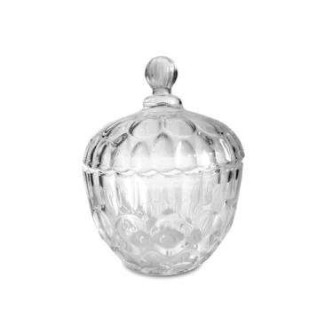 Imagem de Bomboniere/potiche Vidro C/tampa 10x13cm N240071-6 - Quanhe