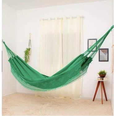 Imagem de Rede De Dormir Verde - Linha Deluxe - 200kg - Comfort - Sol A Sol