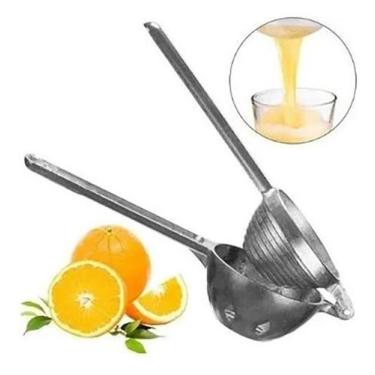 Imagem de Espremedor De Laranja Limão Aluminio Classico Fruta Prateado - Tec Lar