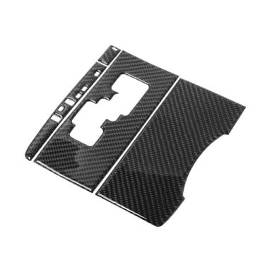 Imagem de TUCKBOLD Capa de acabamento do painel de mudança de marchas de controle central para Toyota Camry (XV40) 2007-2011 adesivo de painel de controle de mudança de marchas anti-arranhões em fibra de