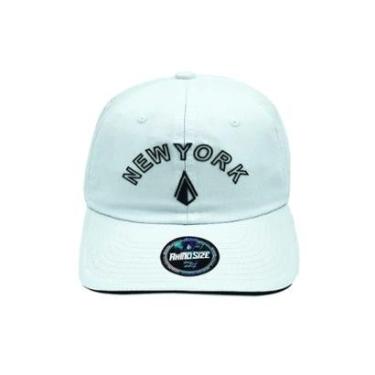 Imagem de Bone Dad Hat Rhino Size Branco New York Rhs-389-Unissex