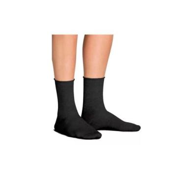 Imagem de Meia Cano Médio Lupo 04421-003 Feminina Basic sem Punho Algodão T. 34/