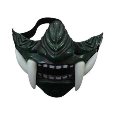 Imagem de Máscara De Demônio Samurai Oni Para Halloween, Fantasia De Horror, Ace
