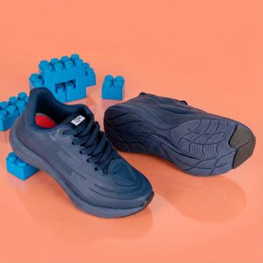 Imagem de Tênis Infantil Menino Kidy K360 Energy 2 Marinho Escolar Anatômico Antiderrapante Macio