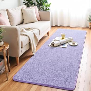 Imagem de Chicrug Tapetes minimalistas laváveis de 5 x 15 cm para quarto, corredor, tapete moderno de espuma viscoelástica macia para berçário infantil, tapete de entrada de corredor interno de camada baixa