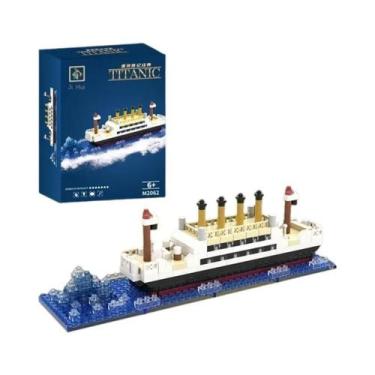 Imagem de Kit De Montagem De Blocos De Construção Titanic, Brinquedo De Montagem