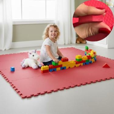 Imagem de Kit 6 Placas Tatame Tapete Tapetinho Piso EVA 50X50X1cm 10mm Espessura