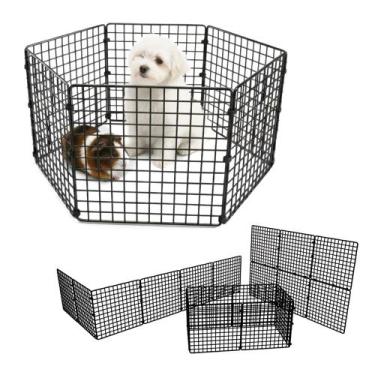 Imagem de Cercadinho Móvel para Porquinho da Índia Cachorro Filhote Pequeno Port