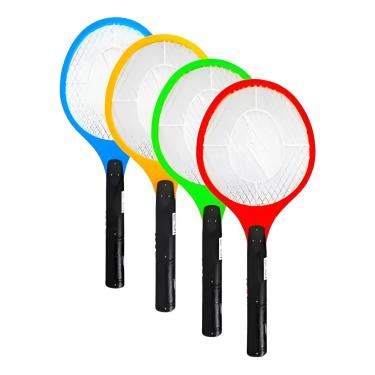 Imagem de Raquete Elétrica Recarregável Mata Mosquito Dengue Insetos