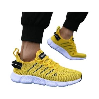 Imagem de Tênis Masculino De Verão Em Malha Respirável, Solado Macio, Confortáve