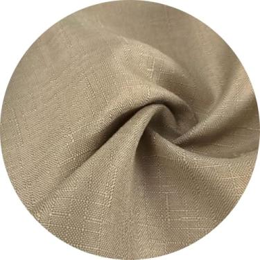 Imagem de Tecido Oxford Slub Linho Maquinetado 3 Metros de Largura Para decoração Painel Toalha de Mesa Evento Buffet Cortina Capa (Bege-05)