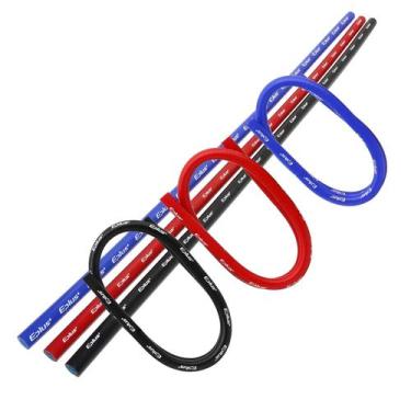 Imagem de Mangueiras De Silicone Pretas De Poliéster Com 4 Camadas, 1 Metro, Tub