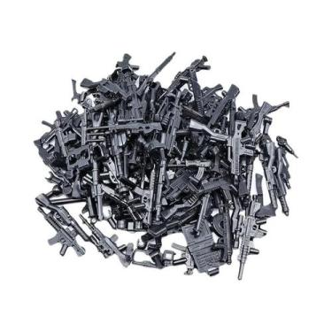 Imagem de Blocos De Montar De Armas Militares Para Meninos, Acessórios Clássicos