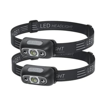 Imagem de Lanterna De Cabeça Mini LED Com Carregamento Por Indução, Lâmpada Port