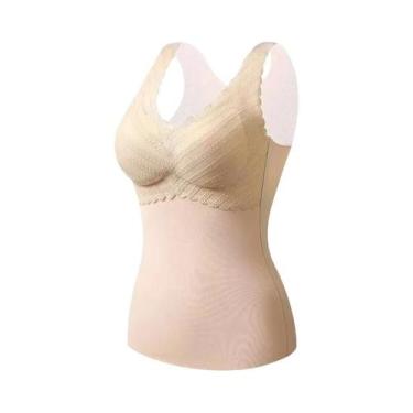 Imagem de Camiseta De Veludo Slim Fit Para Mulheres, Roupa Térmica Quente E Refo