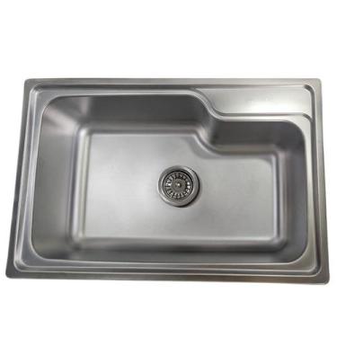 Imagem de Cuba Inox Acetinado c/ Valvula 68x45x20 Duranox 30505 - GHELPLUS