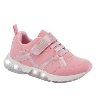 Imagem de TÊNIS INFANTIL MENINA KLIN LED LIGHT ROSA DOCE-Feminino
