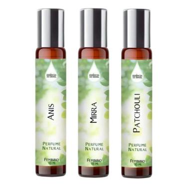 Imagem de Kit 3 Perfumes Spray 10Ml Feminino - Oriental Marcante - Essência Do B