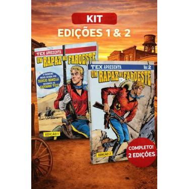 Imagem de Tex Apresenta: Um Rap No Faroeste Kit Com Vol. 1 E 2 - MYTHOS -