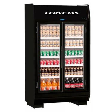Imagem de Expositor Cervejeiro 2 Portas EAS 120 GLC Preto Fortsul - Forsun, 220V