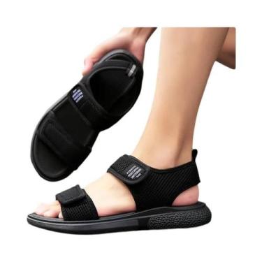 Imagem de Sandálias Masculinas De Verão Antiderrapantes Com Sola Macia Para Uso 