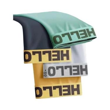 Imagem de Cuecas Boxer Masculinas De Seda Gelada 4 Peças Respiráveis Finas Sensu