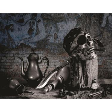 Imagem de Fundo Fotográfico Em Tecido Pirata Com Charuto 2,60X1,50