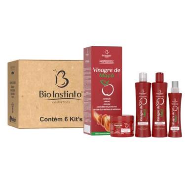 Imagem de Kit Capilar Vinagre de Maça ATACADO Bio Instinto - 6 Kits