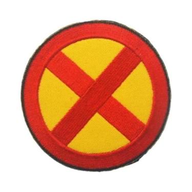 Imagem de Emblema Militar Clássico Do X-Men, Adesivo Tático Bordado Para Roupas 