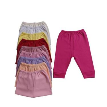 Imagem de Conjunto de 10 calças mijão bebê - Babylândia Recém Nascidos, Feminino