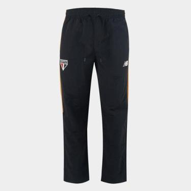 Imagem de Calça São Paulo Viagem 26/27 New Balance Masculino, Preto, M