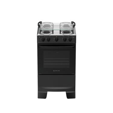 Imagem de Fogão Atlas Mônaco Plus 4 Bocas com Mesa Inox e Acendimento Automático Bivolt Preto