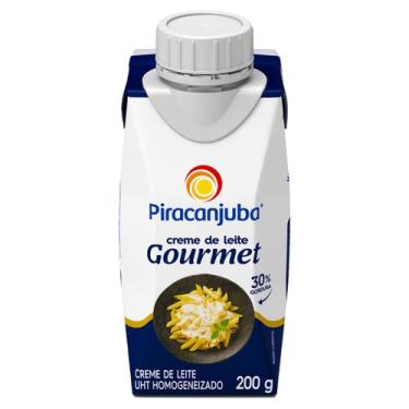 Imagem de Creme De Leite 30% Gourmet 200g Caixa com 24 unidades - Piracanjuba