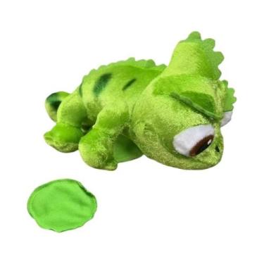 Imagem de Boneco De Pelúcia Pascal Rapunzel Camaleão De 15cm, Brinquedo De Ombro