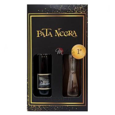 Imagem de Kit Vinho Para Presente Pata Negra Com Decanter